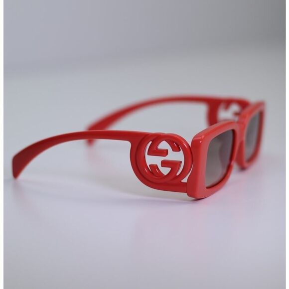 NEW Gucci GG1325S 005 Red Brown Gradient Women Authentic main image 8